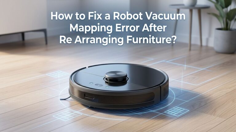 How to Fix a Robot Vacuum Mapping Error After Re Arranging Furniture?