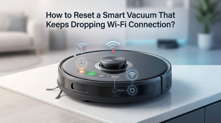 How to Reset a Smart Vacuum That Keeps Dropping Wi-Fi Connection?