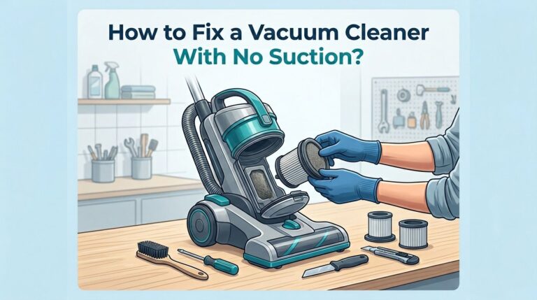 How to Fix a Vacuum Cleaner With No Suction?