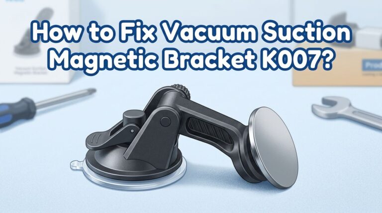 How to Fix Vacuum Suction Magnetic Bracket K007?