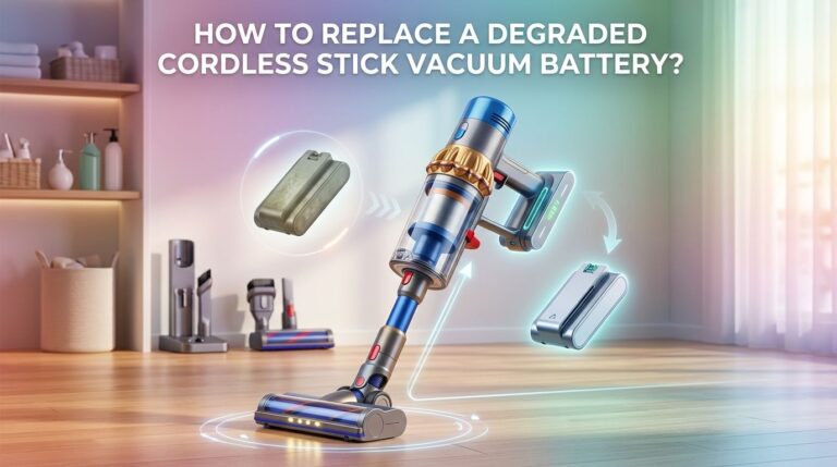 How To Replace a Degraded Cordless Stick Vacuum Battery?