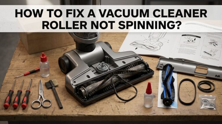 How to Fix a Vacuum Cleaner Roller Not Spinning?