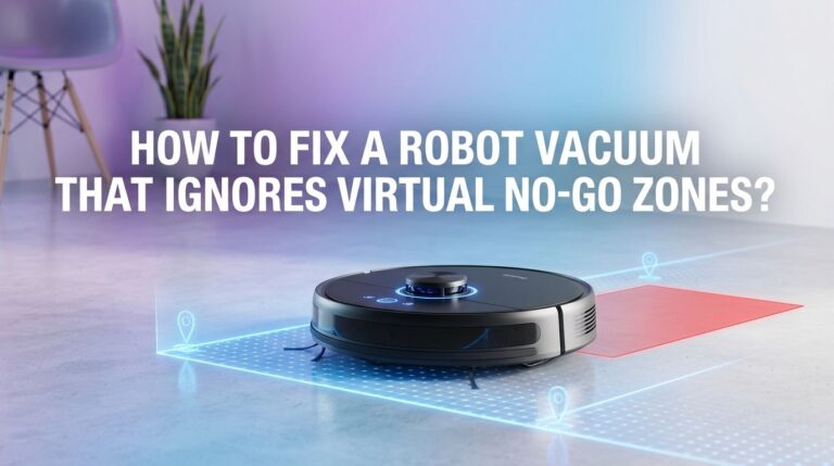 How to Fix a Robot Vacuum That Ignores Virtual No Go Zones?
