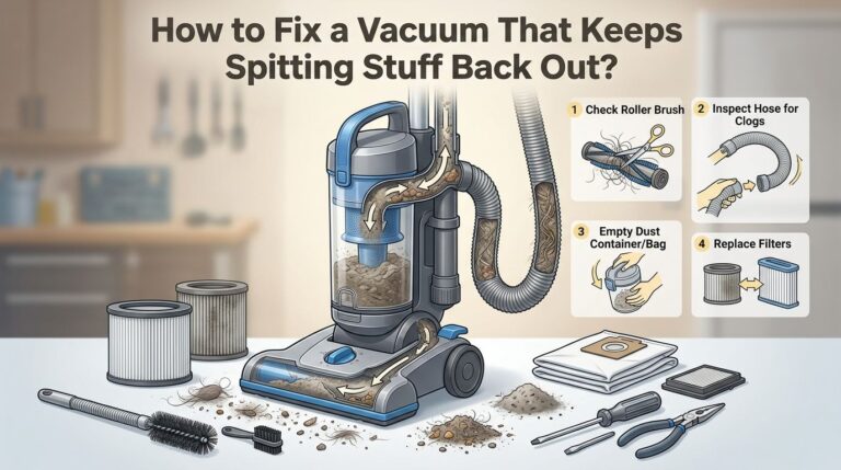How to Fix a Vacuum That Keeps Spitting Stuff Back Out?