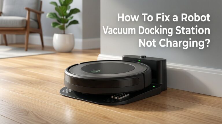 How To Fix a Robot Vacuum Docking Station Not Charging?
