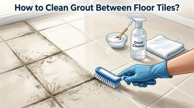 How to Clean Grout Between Floor Tiles? 11 Proven Methods