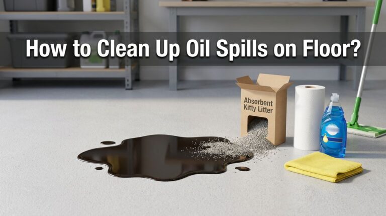 How to Clean Up Oil Spills on Floor? A Complete Guide