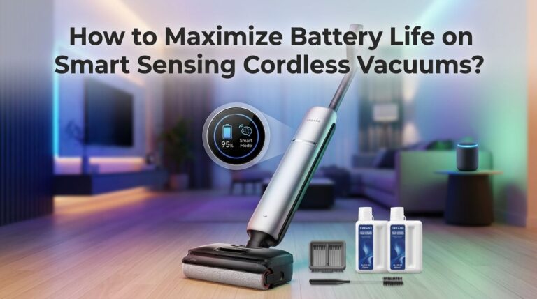 How to Maximize Battery Life on Smart Sensing Cordless Vacuums?