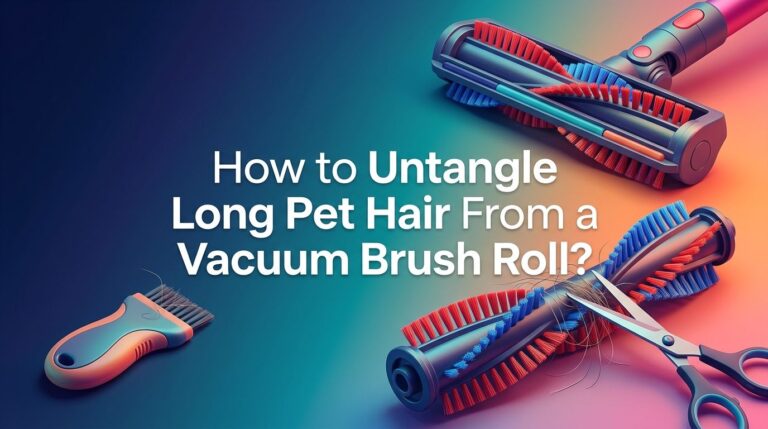 How to Untangle Long Pet Hair From a Vacuum Brush Roll?