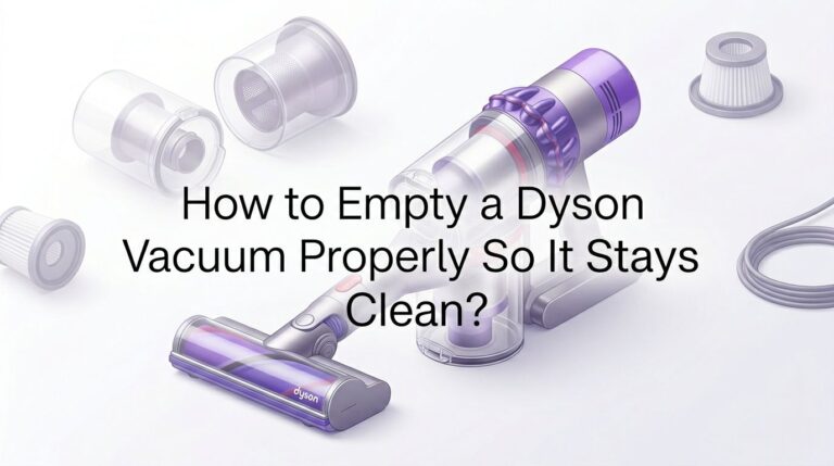 How to Empty a Dyson Vacuum Properly So It Stays Clean?