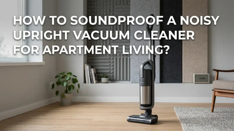 How to Soundproof a Noisy Upright Vacuum Cleaner for Apartment Living?