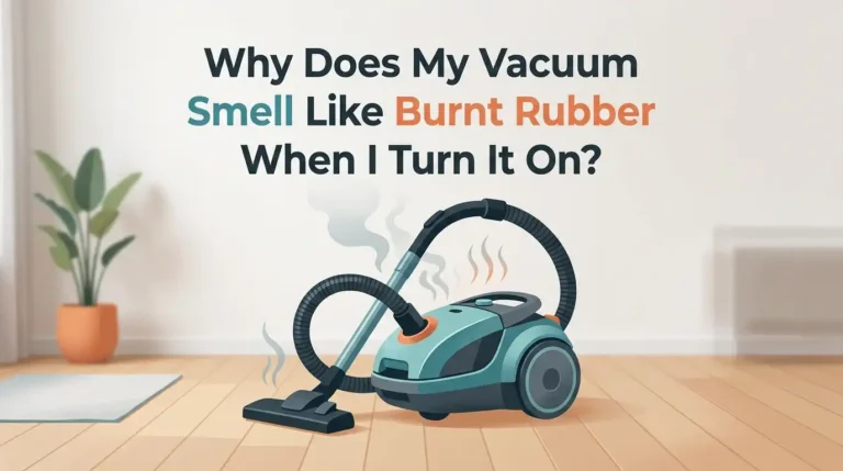 Why Does My Vacuum Smell Like Burnt Rubber When I Turn It On?