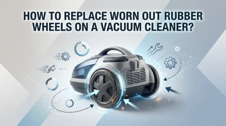 How To Replace Worn Out Rubber Wheels On A Vacuum Cleaner?