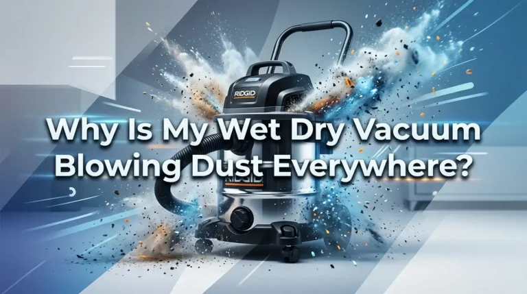 Why Is My Wet Dry Vacuum Blowing Dust Everywhere?
