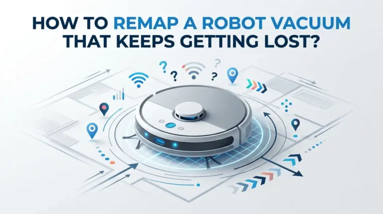 How To Remap A Robot Vacuum That Keeps Getting Lost?