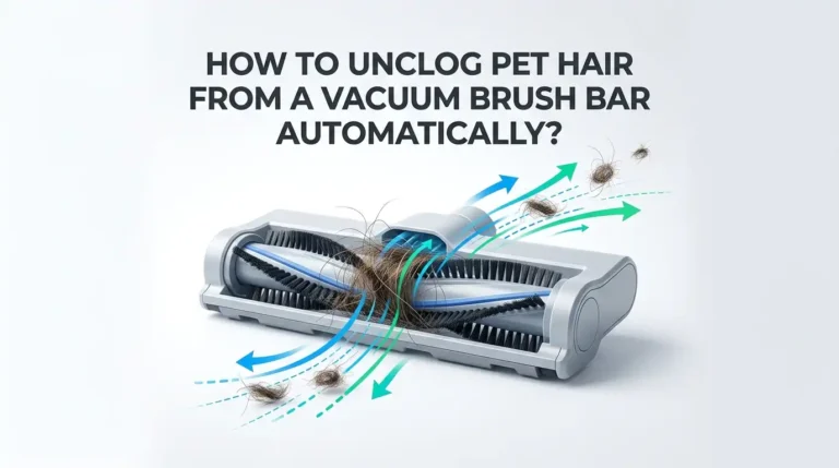 How To Unclog Pet Hair From A Vacuum Brush Bar Automatically?