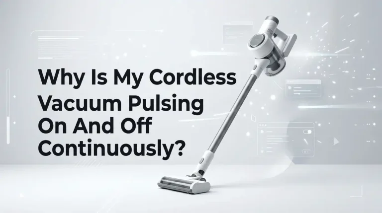 Why Is My Cordless Vacuum Pulsing On And Off Continuously?