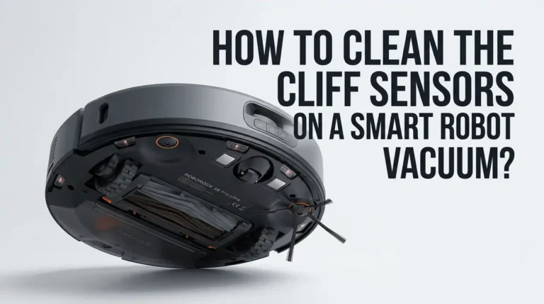 How To Clean The Cliff Sensors On A Smart Robot Vacuum?