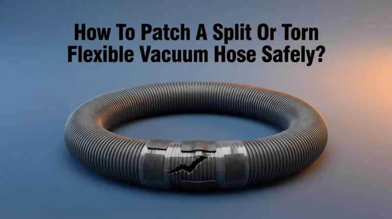 How To Patch A Split Or Torn Flexible Vacuum Hose Safely?