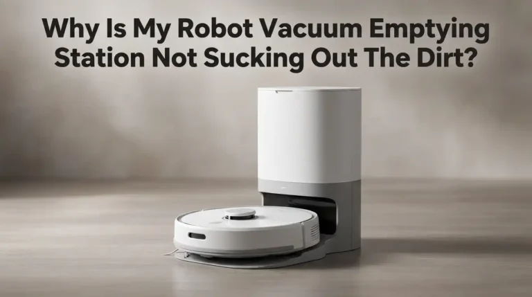 Why Is My Robot Vacuum Emptying Station Not Sucking Out The Dirt?