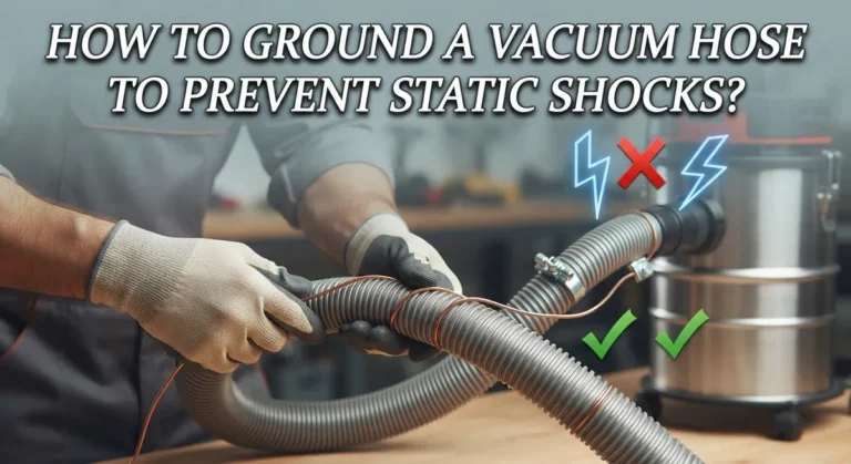 How To Ground A Vacuum Hose To Prevent Static Shocks?